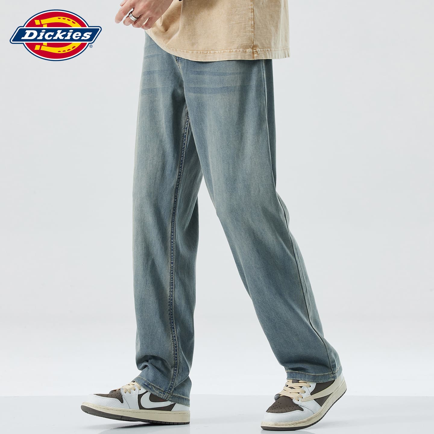 Штаны Dickies Винтажные синие унисекс джинсы - изображение 4