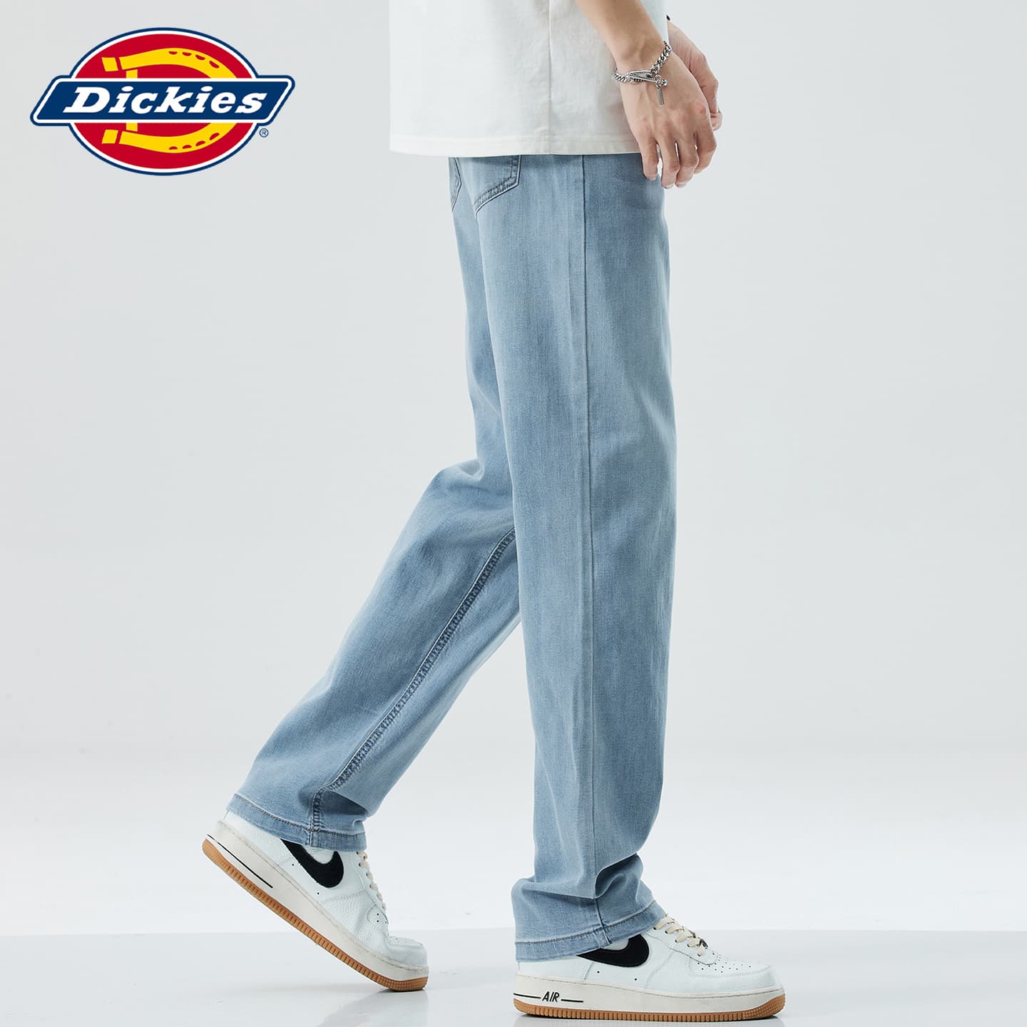 Штаны Dickies Джинсы Унисекс Светло-Синий - изображение 5