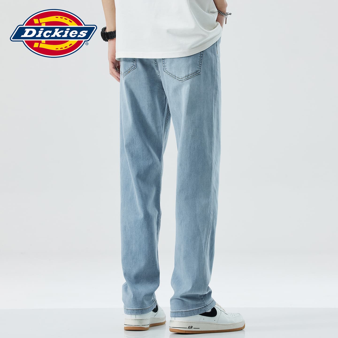 Штаны Dickies Джинсы Унисекс Светло-Синий - изображение 6