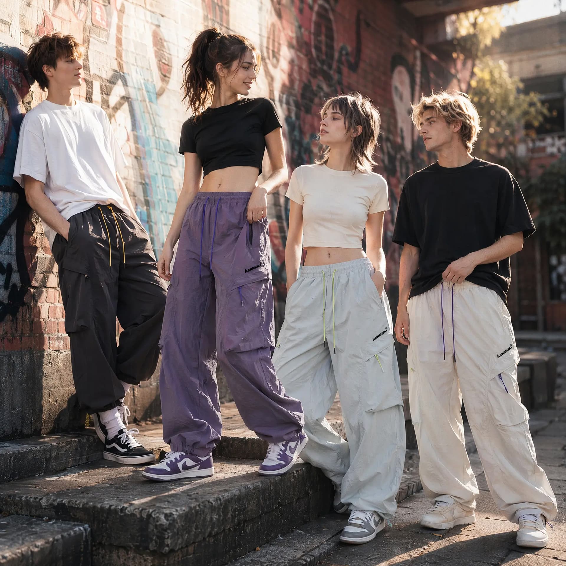 Штаны Kawasaki Unisex Casual Pants Кавасаки Унисекс Повседневные Брюки - изображение 3