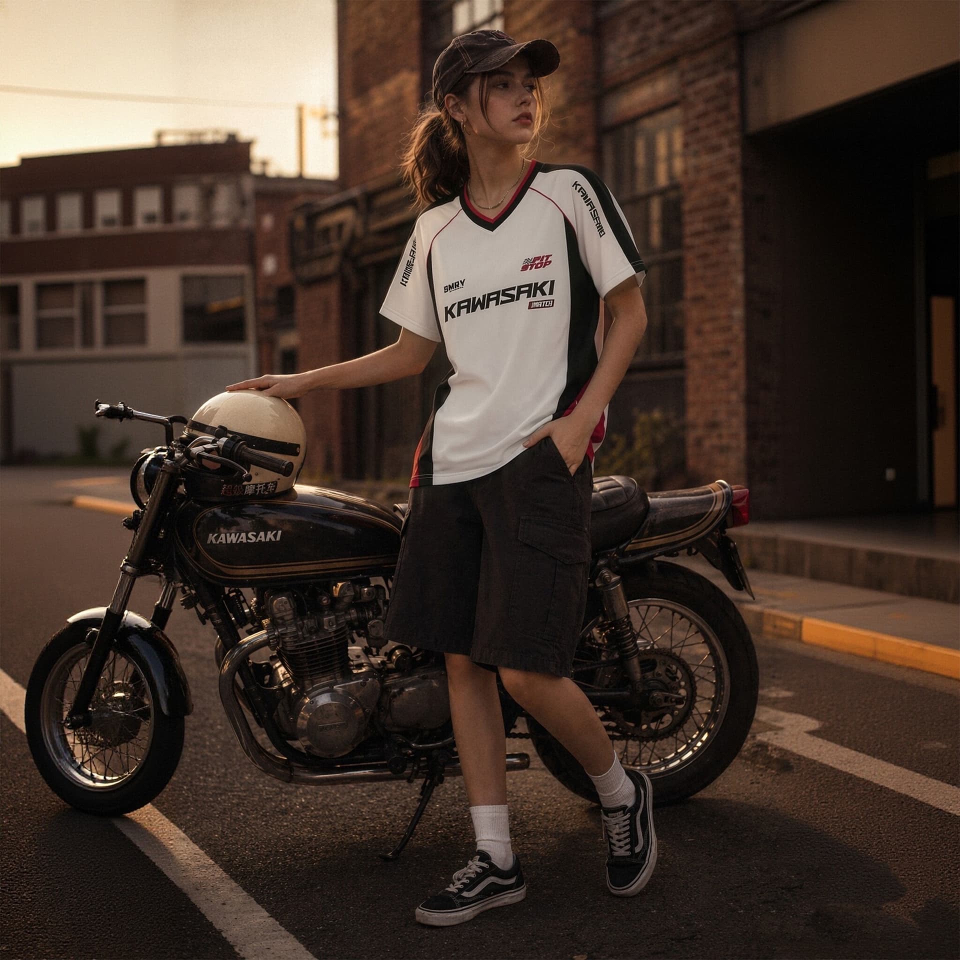 Футболка Kawasaki Унисекс T-рубашки - изображение 4