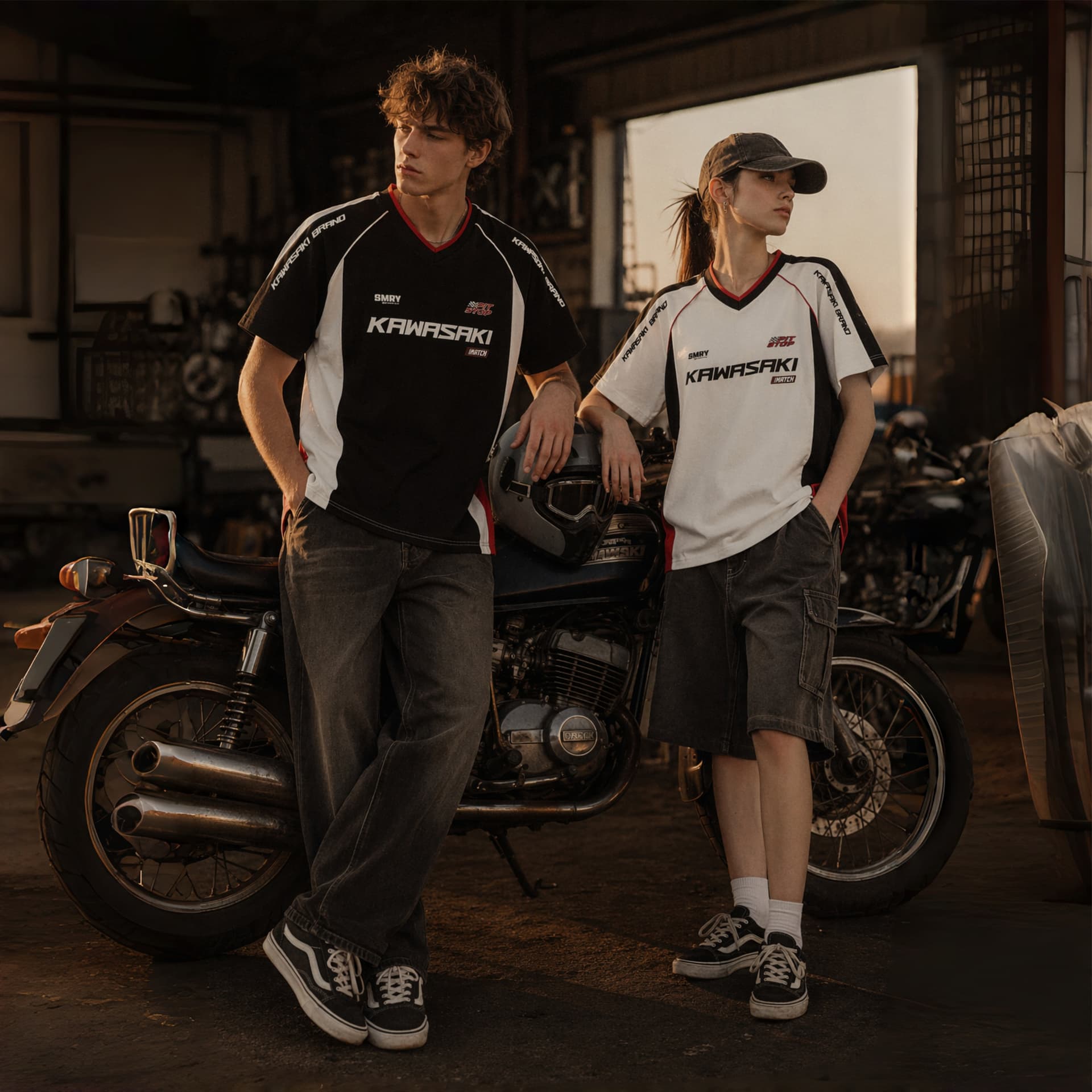 Футболка Kawasaki Унисекс T-рубашки - изображение 3