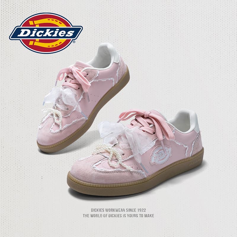Кроссовки Dickies Кеды немецкой армии (GAT) Низкий Топ Розовый Женские - изображение 4