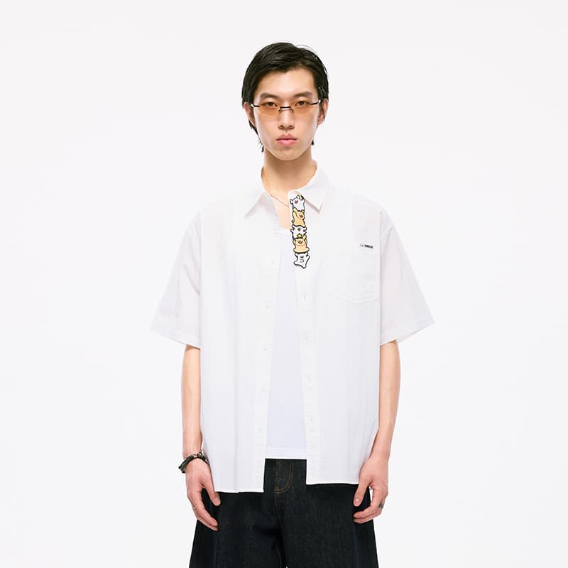 Рубашка BONELESS Cut No-Seam Ecru Unisex Shirts BONELESS Cut Безшовные Рубашки Унисекс - изображение 3