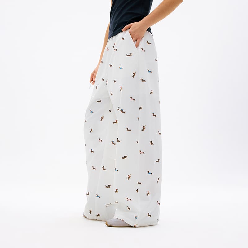 Штаны BONELESS Cut White Women's Casual Pants - изображение 4