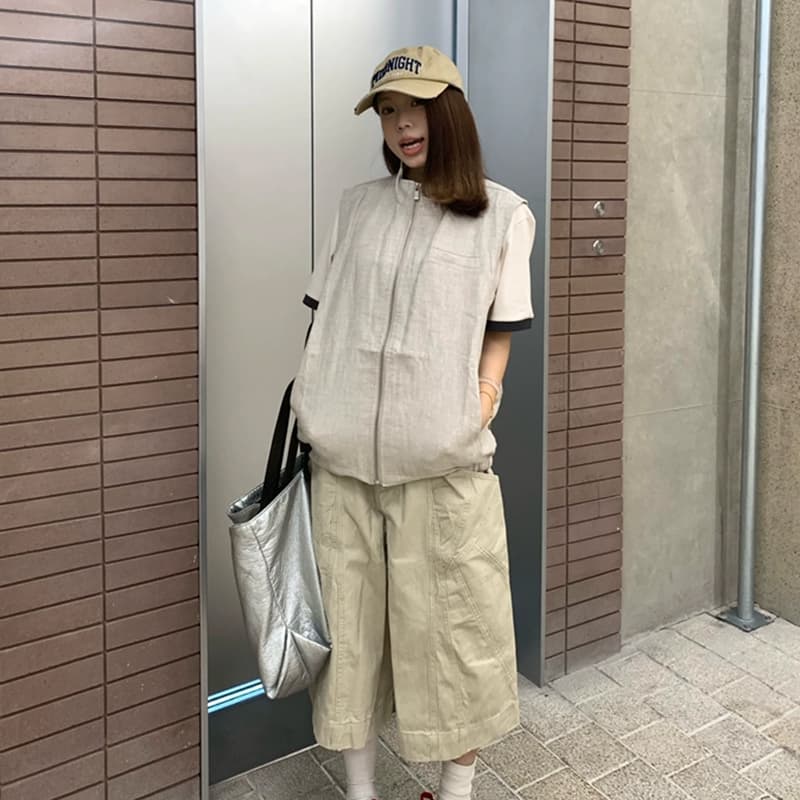 Жилет Бейсик Безшовный крой Linen Унисекс Жилеты - изображение 3