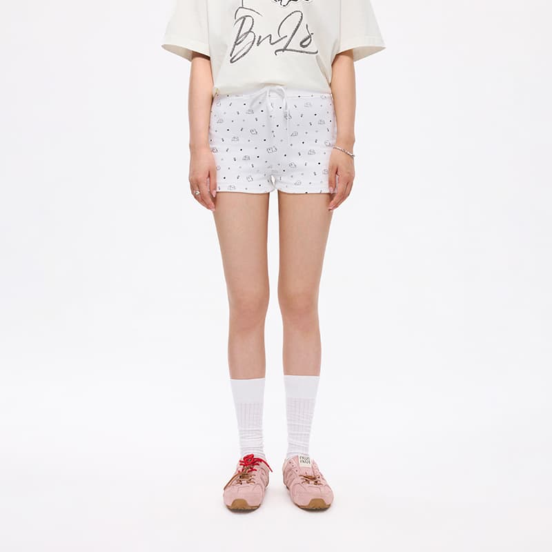 Шорты BONELESS Cut No-Seam Ecru Women's Casual Shorts BONELESS Cut Безшовные Экрю Женские Повседневные Шорты - изображение 3