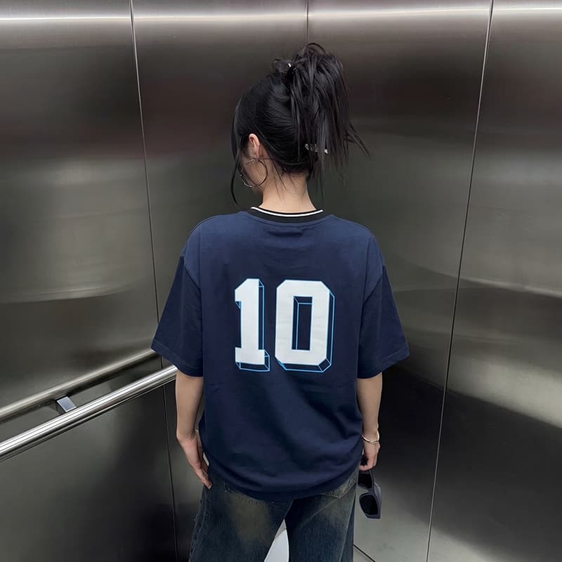 Футболка BONELESS Cut Dark Blue Unisex T-Shirts - изображение 4