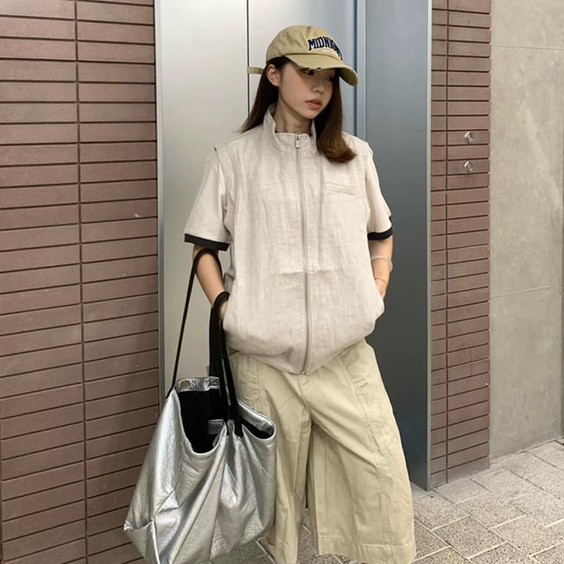Жилет Бейсик Безшовный крой Linen Унисекс Жилеты - изображение 4