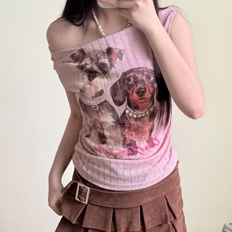 Футболка BONELESS Cut Розовый Женские T-рубашки - изображение 4