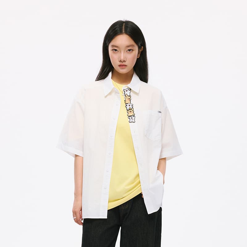 Рубашка BONELESS Cut No-Seam Ecru Unisex Shirts BONELESS Cut Безшовные Рубашки Унисекс - изображение 6