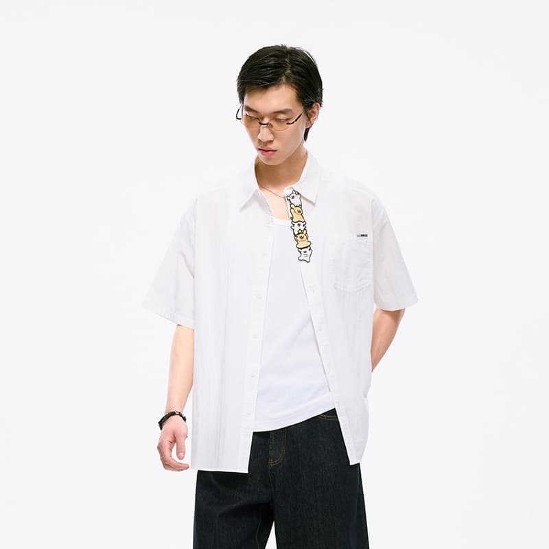 Рубашка BONELESS Cut No-Seam Ecru Unisex Shirts BONELESS Cut Безшовные Рубашки Унисекс - изображение 5