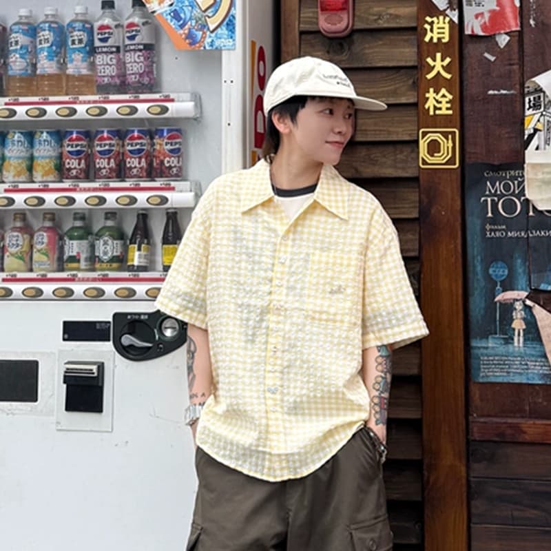 Рубашка BONELESS Cut Yellow Unisex Shirts - изображение 3