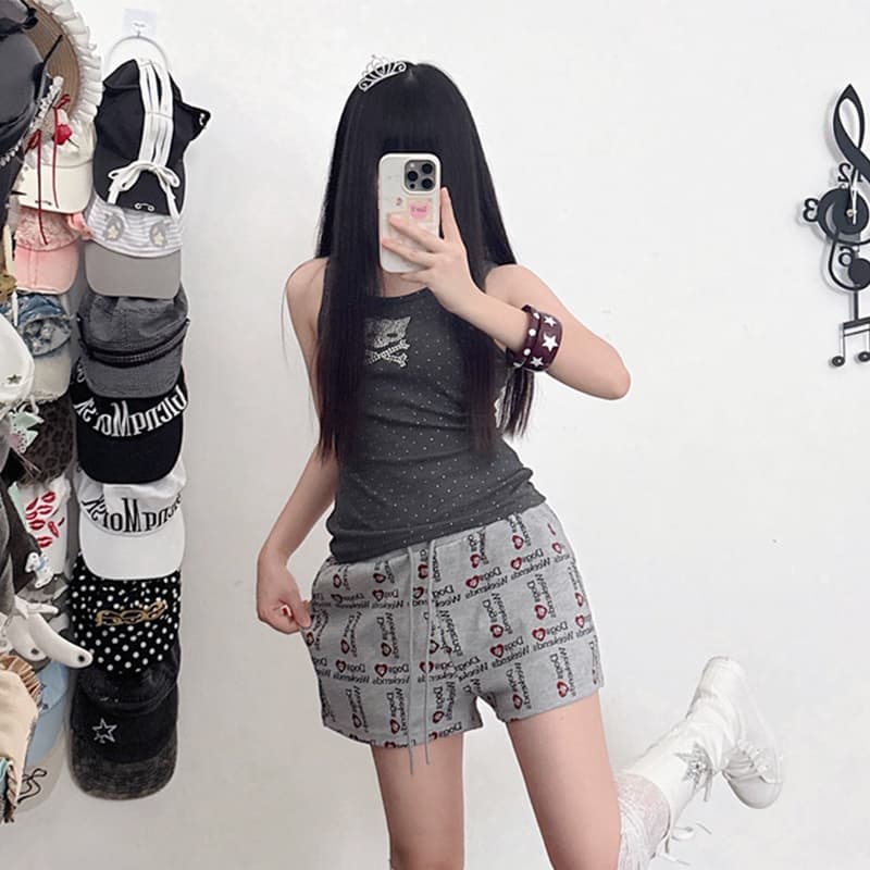 Шорты BONELESS Cut Light Gray Women's Casual Shorts - изображение 2