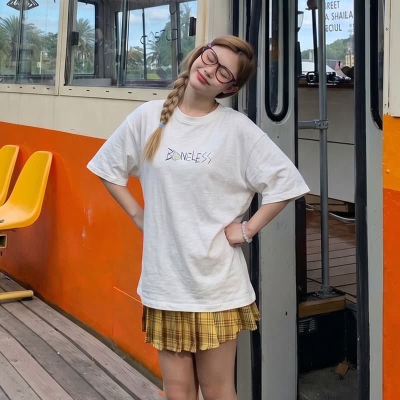 Футболка BONELESS Cut No-Seam Ecru Unisex T-Shirts BONELESS Cut Безшовные Т-рубашки Унисекс - изображение 4