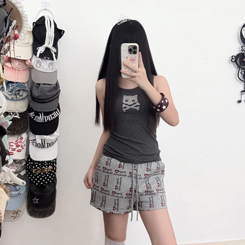 Шорты BONELESS Cut Light Gray Women's Casual Shorts - изображение 1