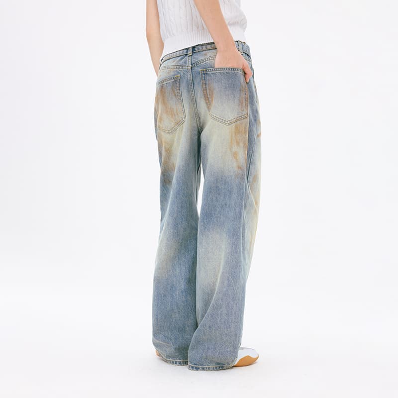 Джинсы BONELESS Cut Wash Blue Women's Jeans BONELESS Cut Промытый Синий Женские Джинсы - изображение 4