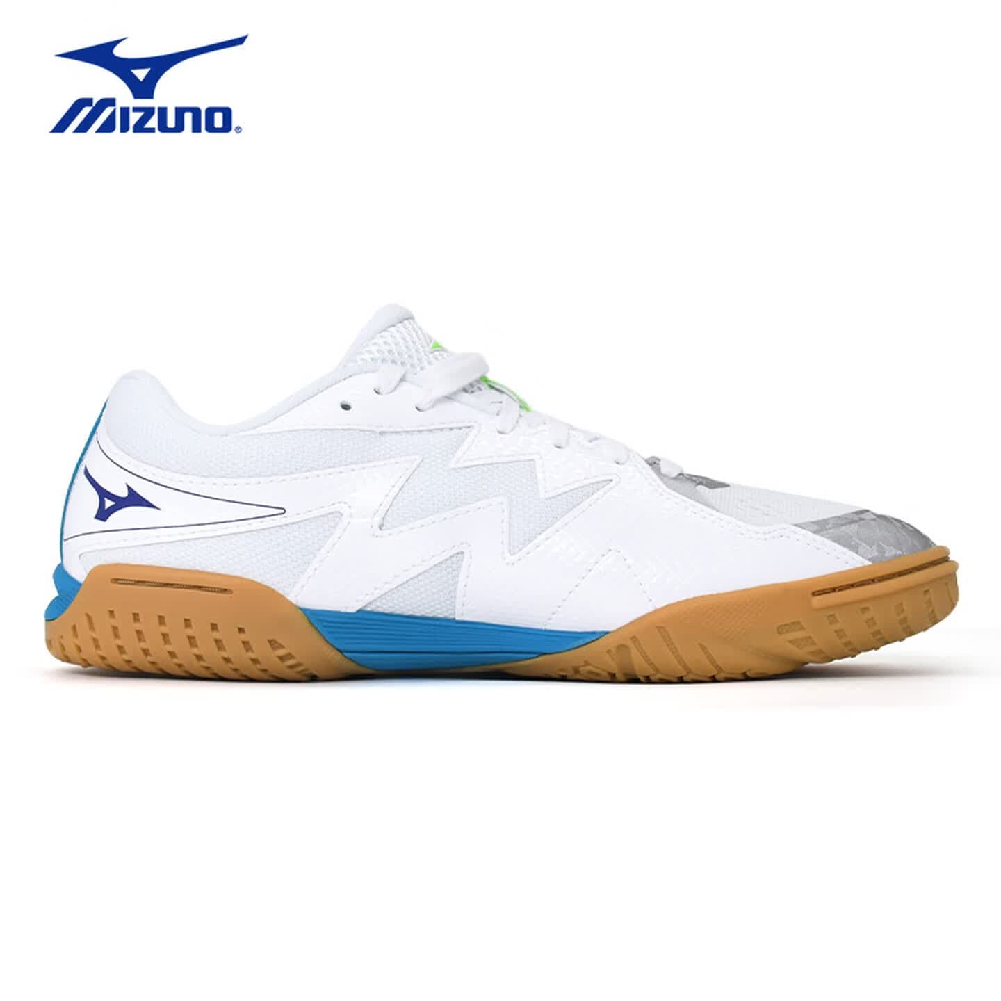 Кроссовки Mizuno Wave Medal Обувь для настольного тенниса Низкий Топ 81GA267777 Белый Синий Унисекс - изображение 2