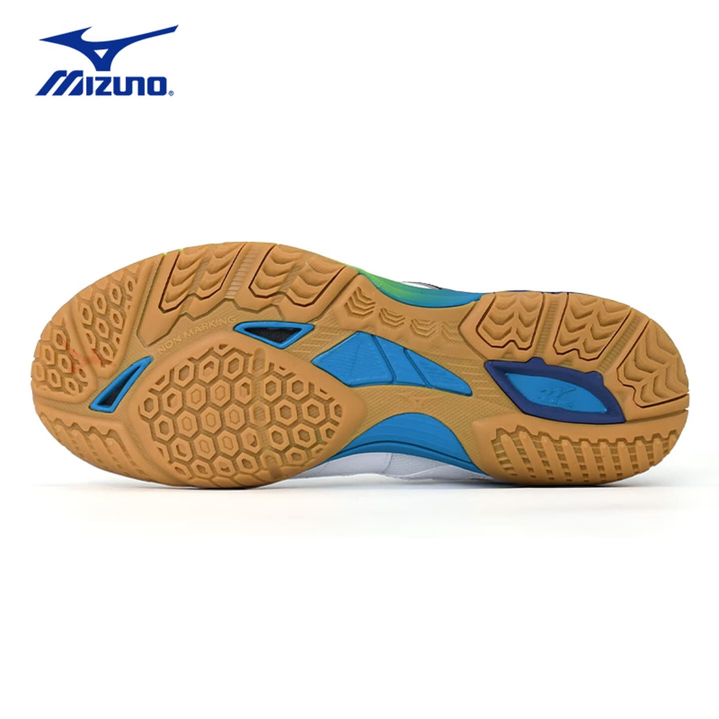 Кроссовки Mizuno Wave Medal Обувь для настольного тенниса Низкий Топ 81GA267777 Белый Синий Унисекс - изображение 4