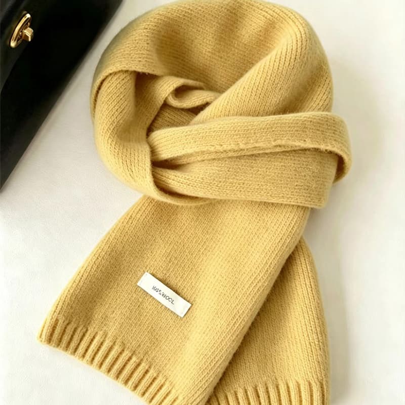 Шарф VIVIWELL Wool Knit Платки Унисекс - изображение 2