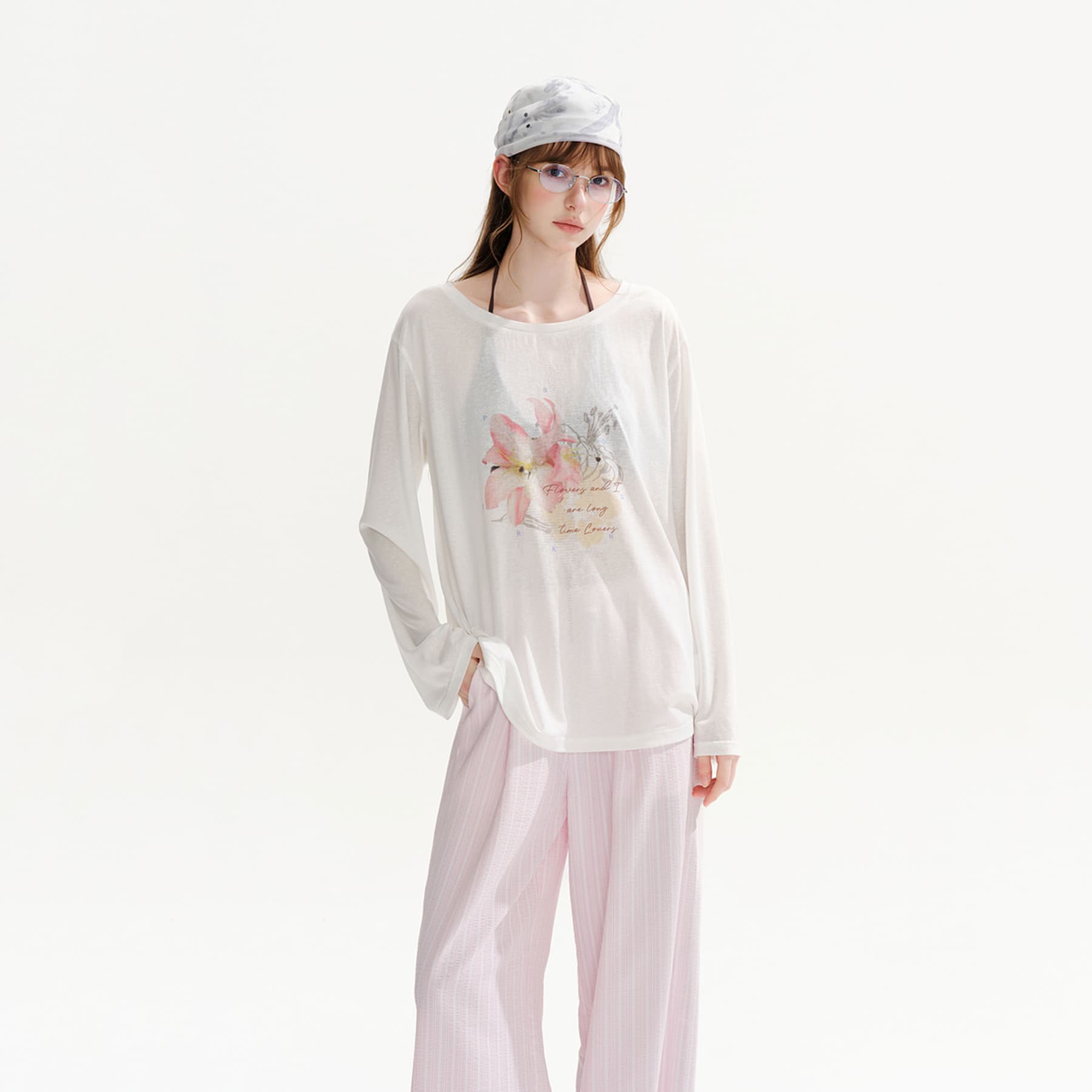 Футболка PSO Brand Белый Женские T-рубашки - изображение 4