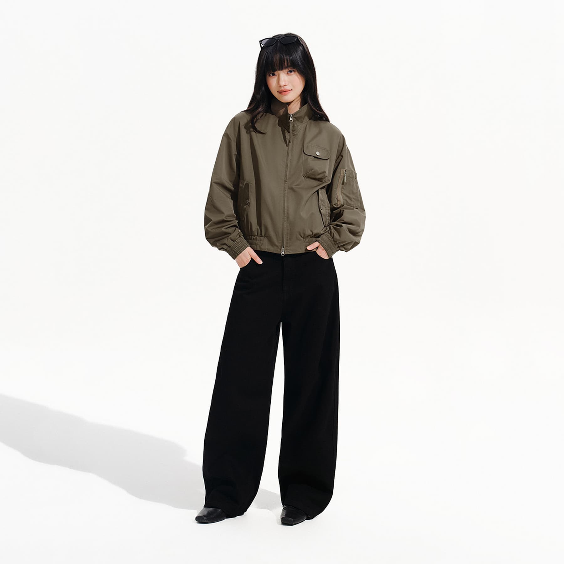 Куртка PSO Brand Рок Цвет колодца Зелёный Женские Куртки - изображение 4