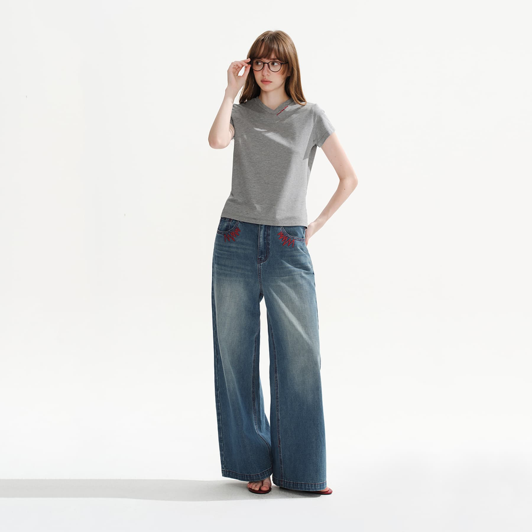 Джинсы PSO Brand Blue Women's Jeans PSO Brand Синий Женские Джинсы - изображение 3