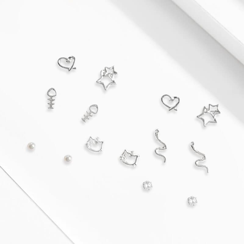 Серьги Inkopper Сплав Серьги-гвоздики Женские - изображение 2
