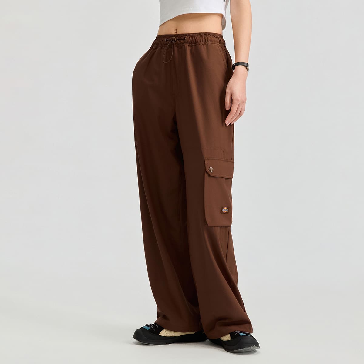 Штаны Dickies Cappuccino Brown Women's Casual Pants - изображение 6