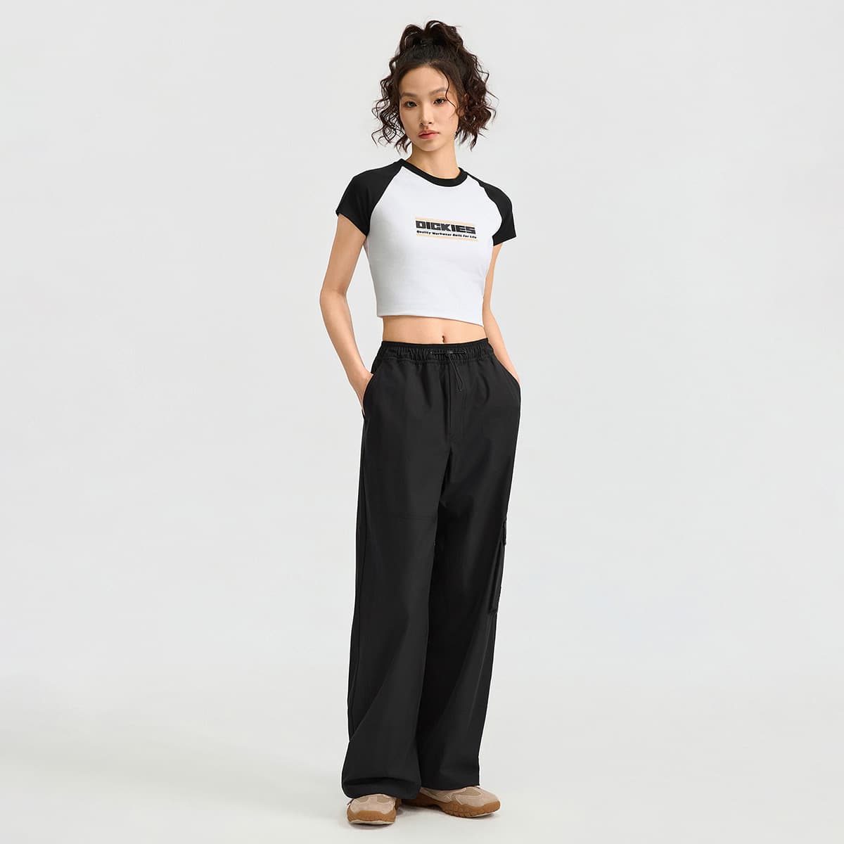 Штаны Dickies Asphalt Black Женские Повседневные Брюки - изображение 3
