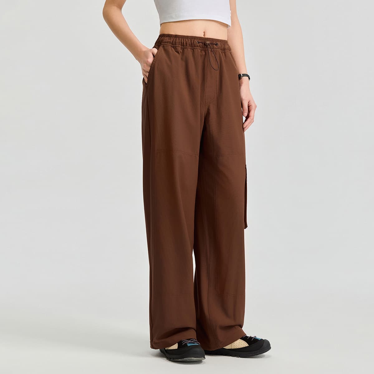 Штаны Dickies Cappuccino Brown Women's Casual Pants - изображение 4