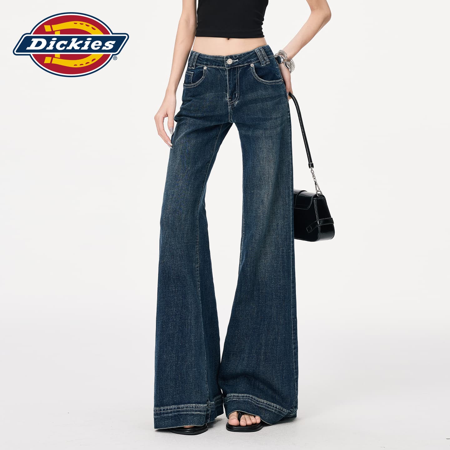 Джинсы Dickies Синие Брюки Женские Джинсы - изображение 3