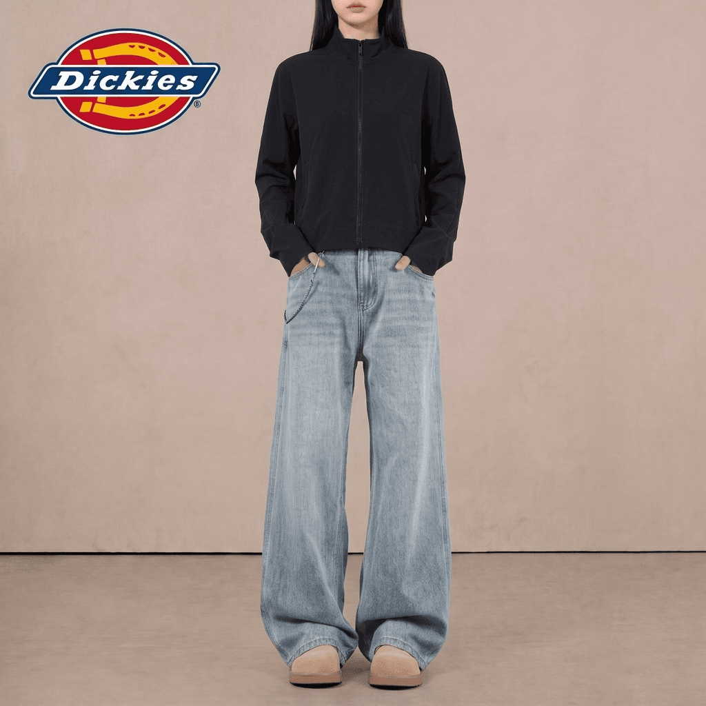 Штаны dickies Освежающий вариант Винтажный синий Унисекс Джинсы - изображение 6