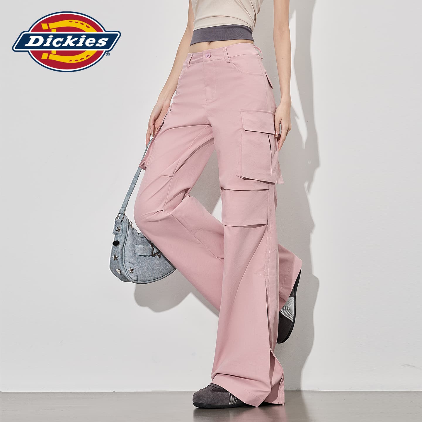 Dickies Розовые Брюки Женские Карго Брюки - изображение 6