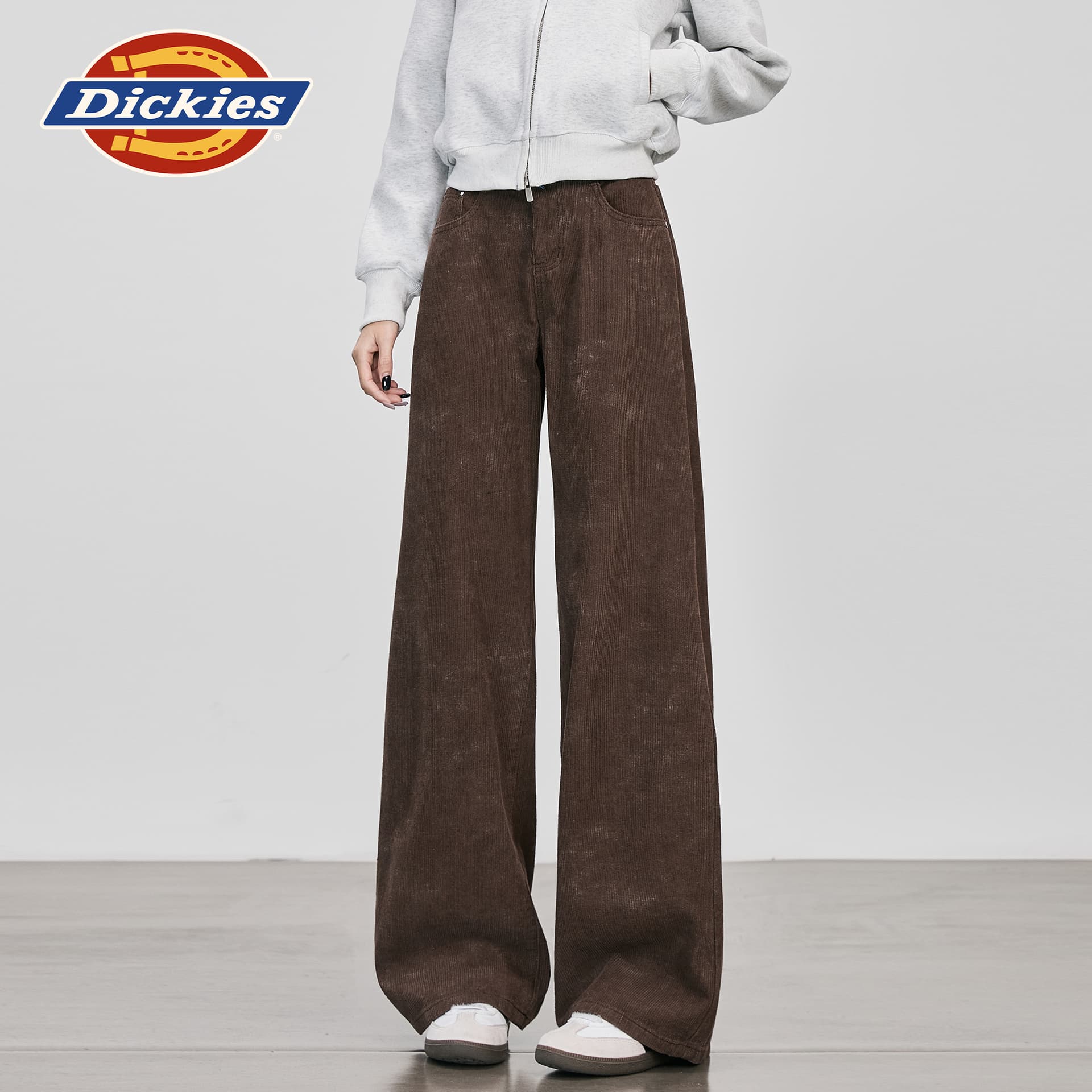 Штаны dickies Tie Dye Коричневый Удлиненная длина Женские Повседневные брюки - изображение 3