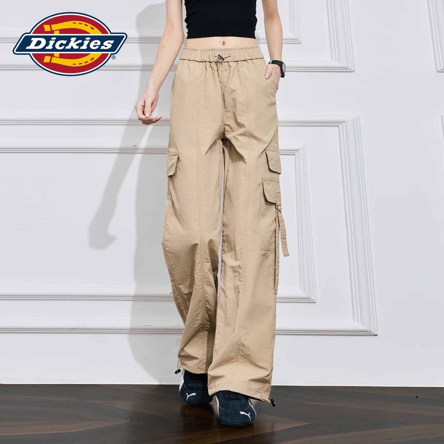 Штаны Dickies Khaki Брюки Женские Повседневные Брюки - изображение 5
