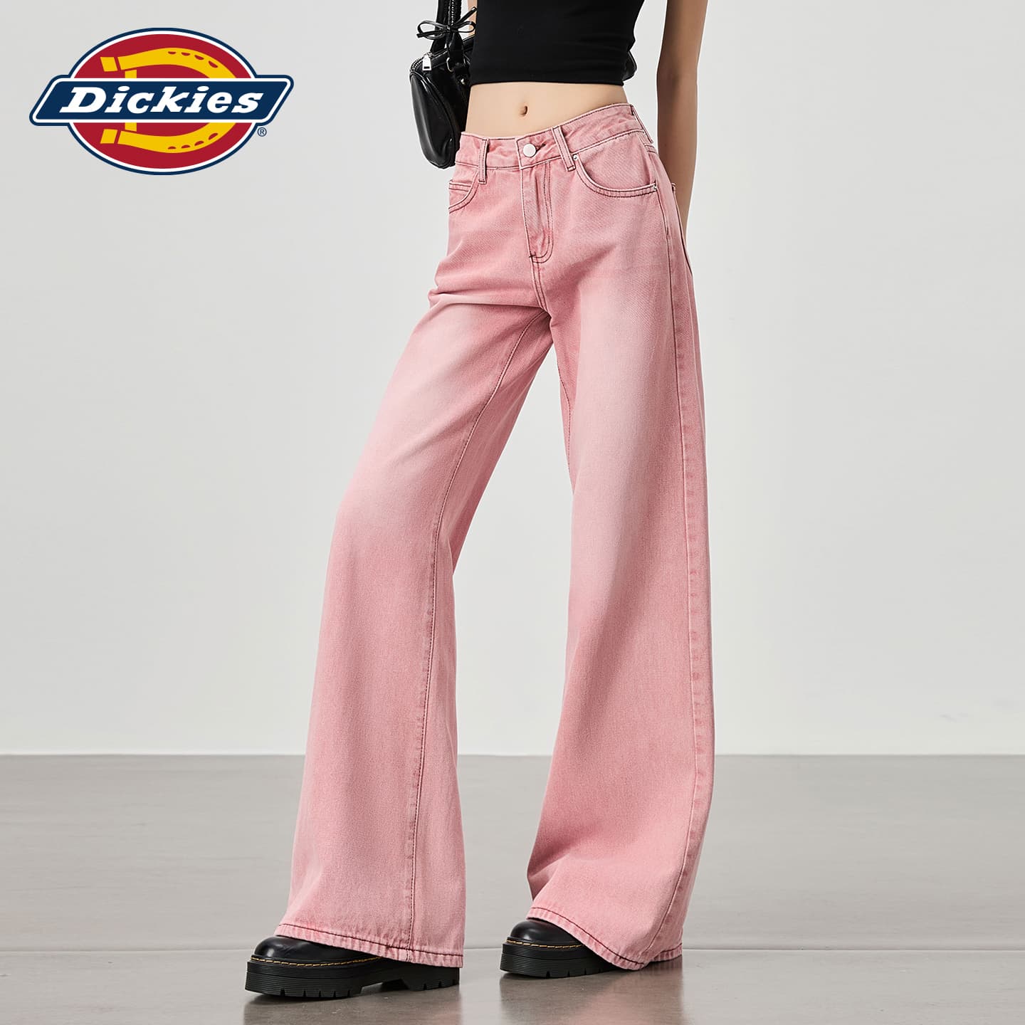 Джинсы Dickies Rainbow Pink Plus Women's Jeans Дикси Радужный Розовый Плюс Женские Джинсы - изображение 6