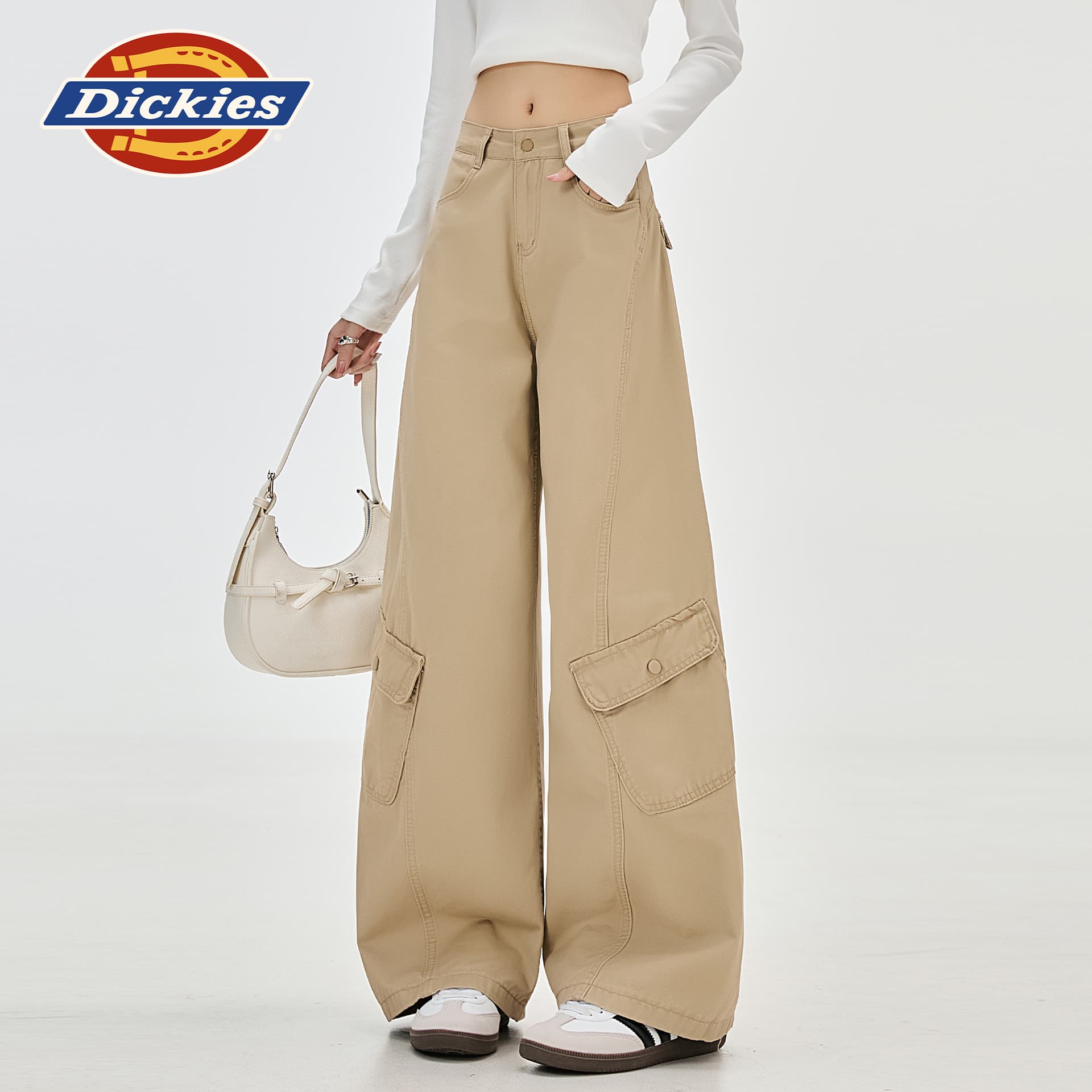 Штаны dickies Хаки Брюки Женские Повседневные брюки - изображение 3