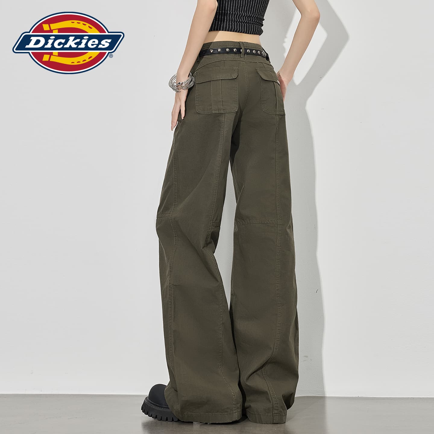 Штаны Dickies Army Green Pants Женские Повседневные Брюки - изображение 7