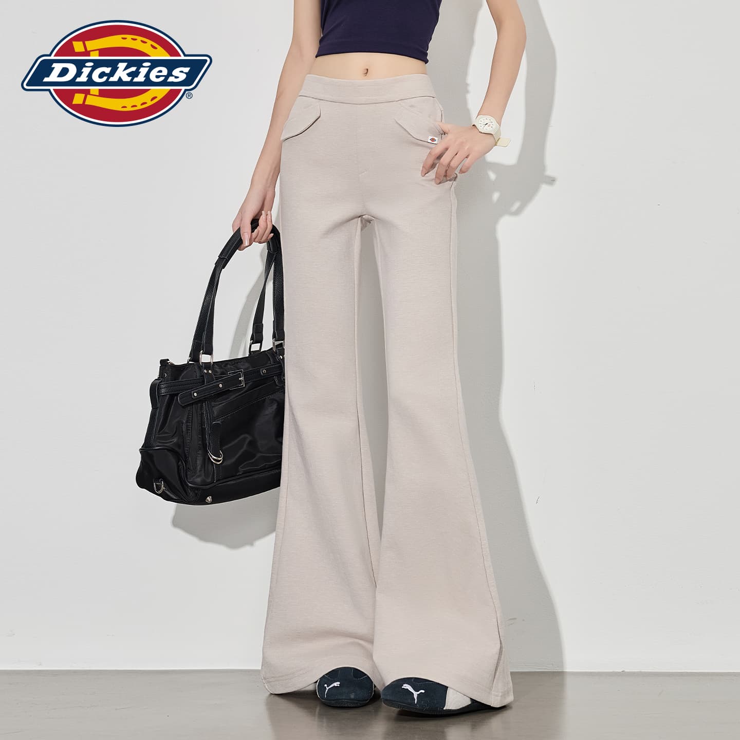 Штаны Dickies Овсяные Удлиненные Женские Повседневные Брюки - изображение 3