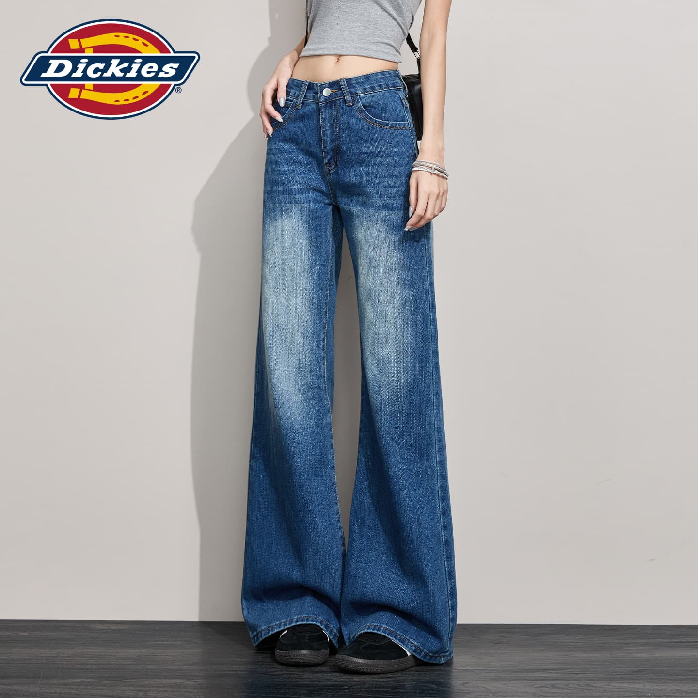 Джинсы Dickies Винтажные Синие Брюки Женские Джинсы - изображение 4