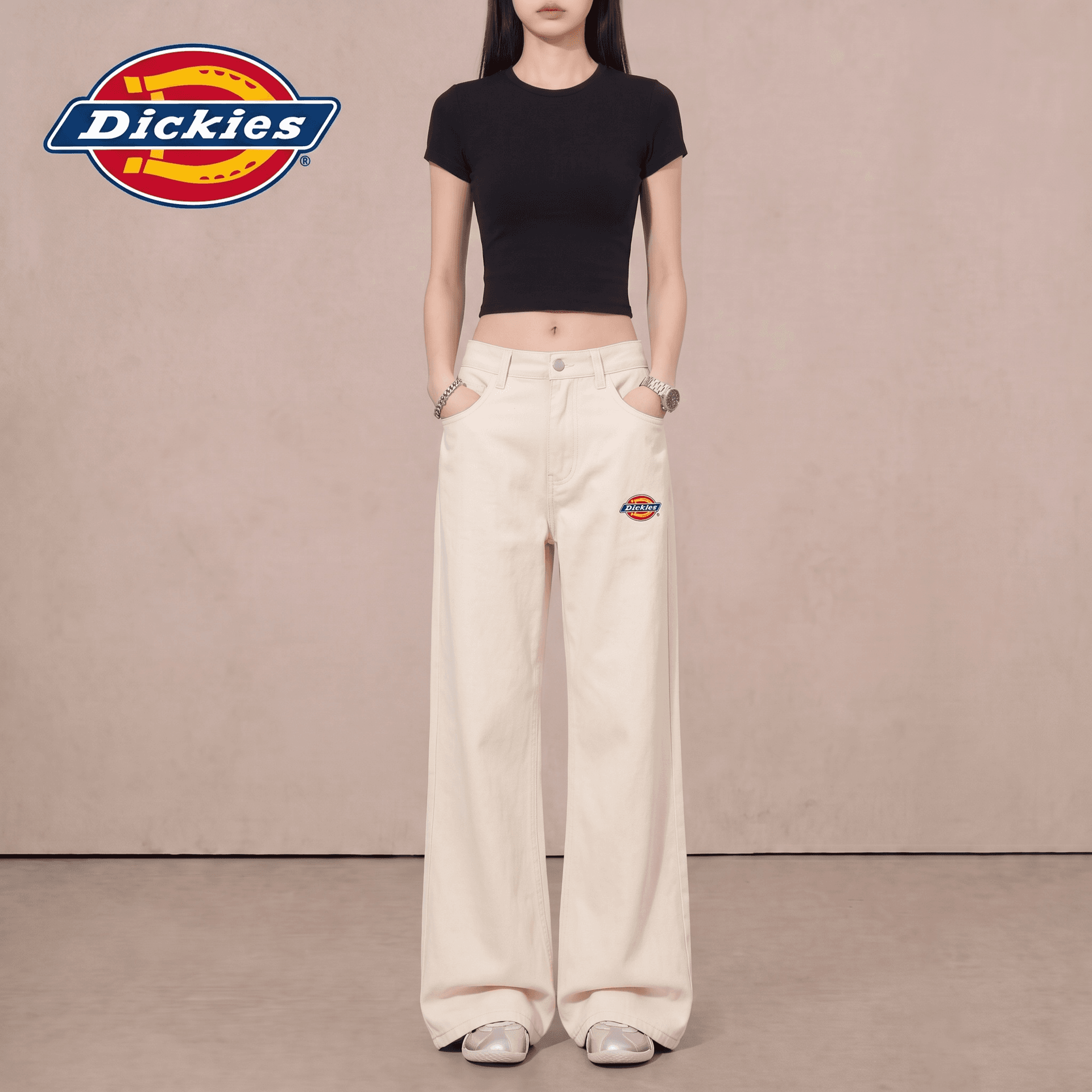 Штаны Dickies Абрикос (PRINTED Edition) Унисекс Джинсы - изображение 7