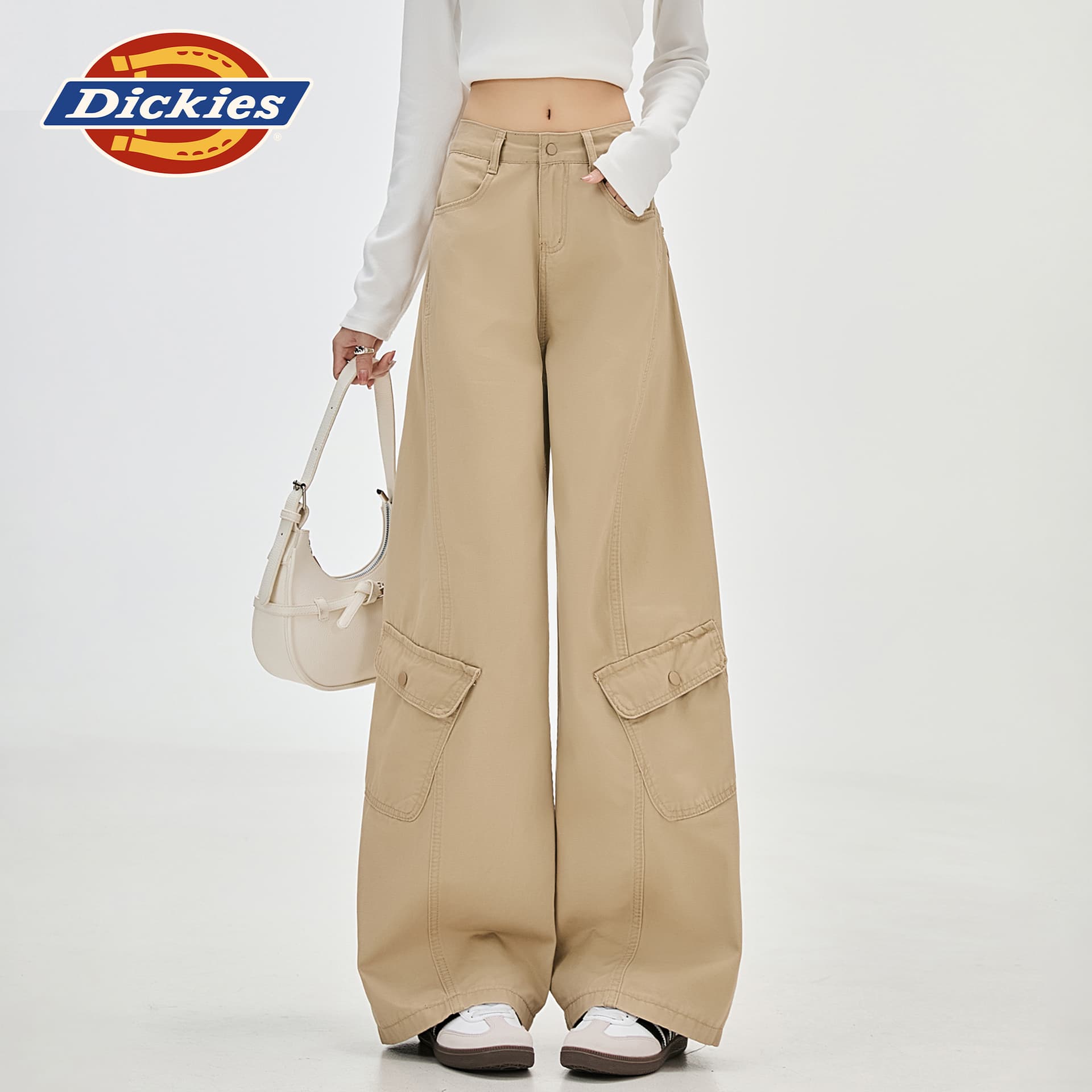 Штаны dickies Хаки Брюки Женские Повседневные брюки - изображение 4