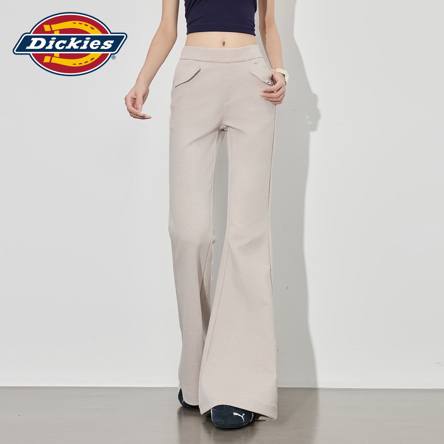 Штаны Dickies Овсяные Удлиненные Женские Повседневные Брюки - изображение 5