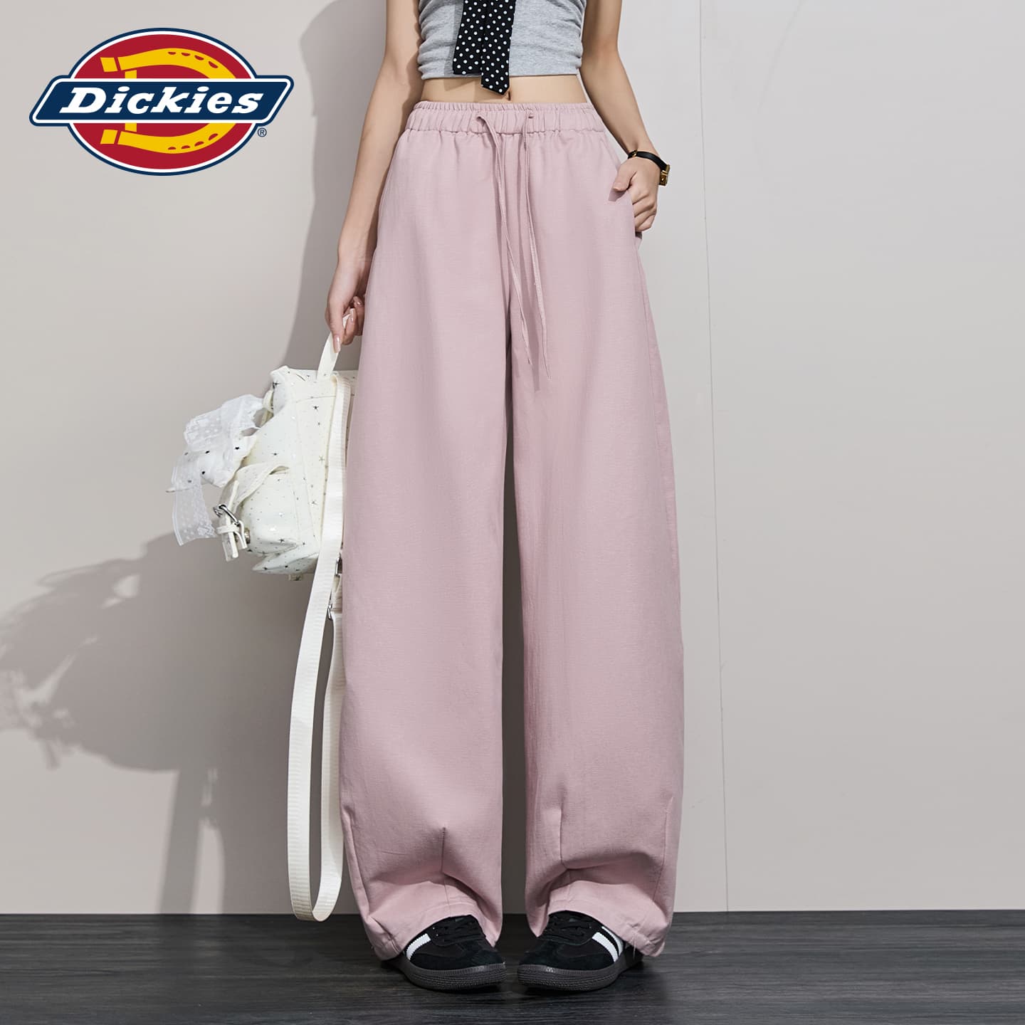 Штаны Dickies Пыльно-розовые брюки женские повседневные - изображение 4