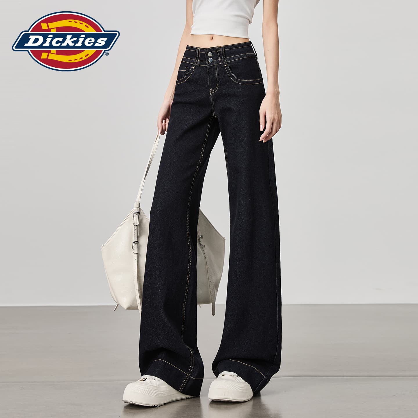 Джинсы Dickies Деним Оригинальный Синие Брюки Женские Джинсы - изображение 5