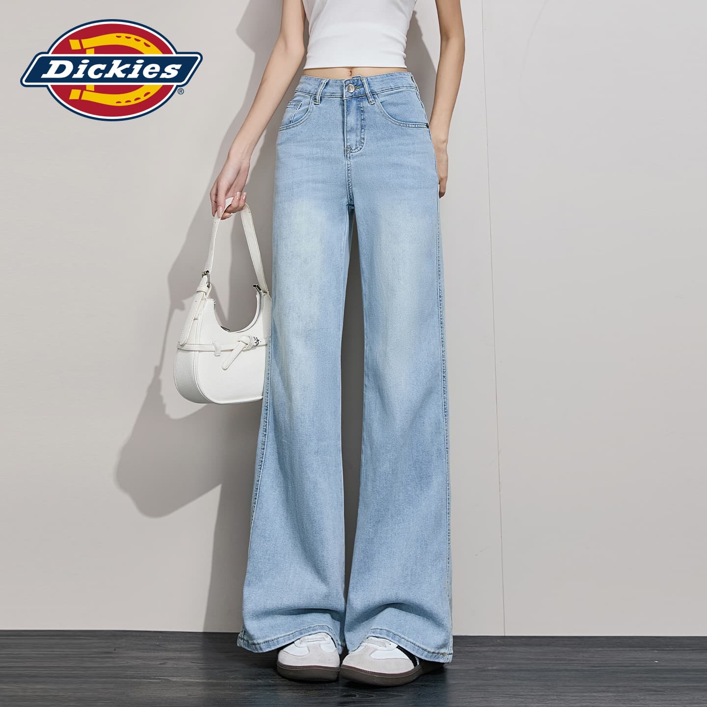 Джинсы Dickies Глазурно-голубые Женские Джинсы - изображение 3