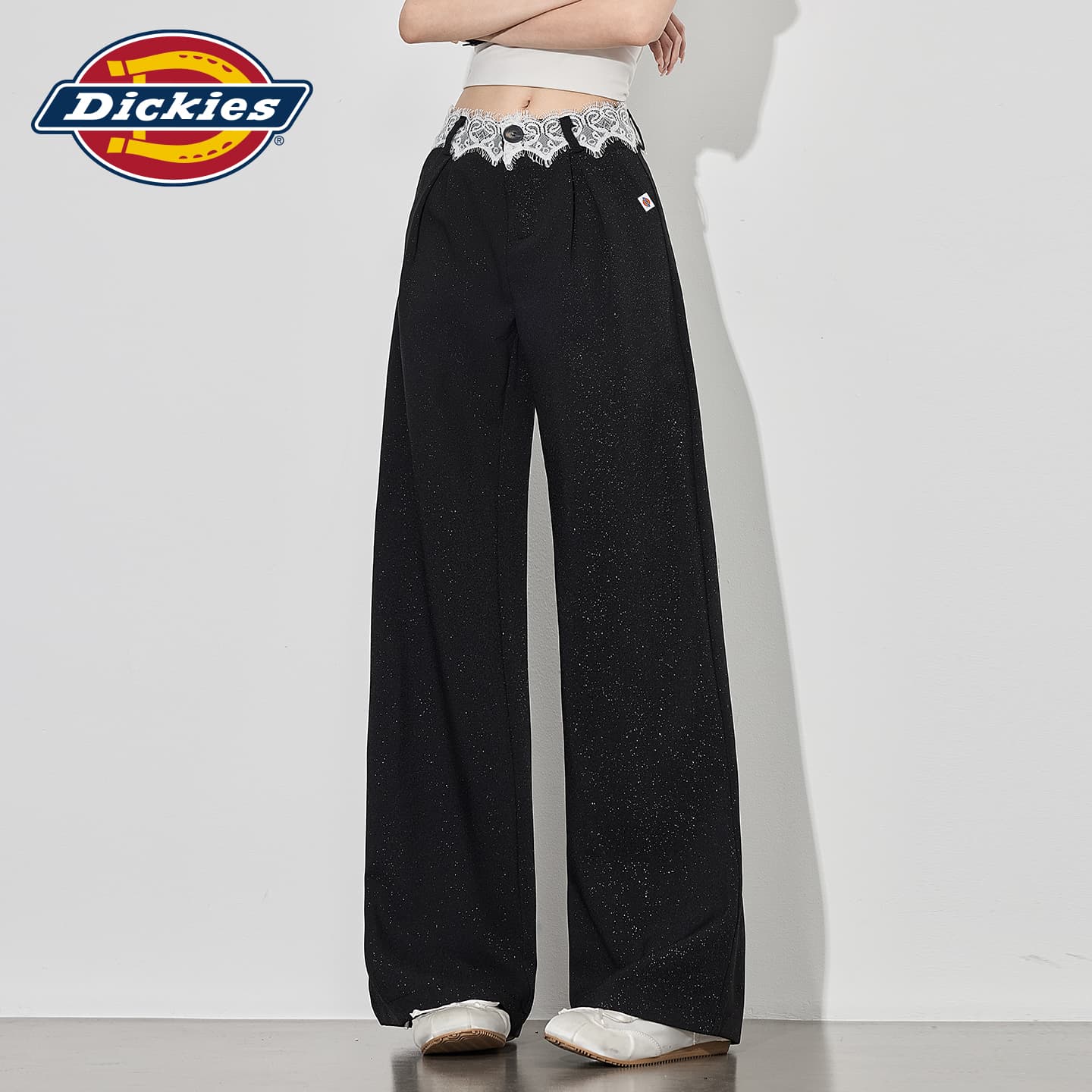 Штаны dickies Черный с увеличенной длиной Женские Повседневные брюки - изображение 3