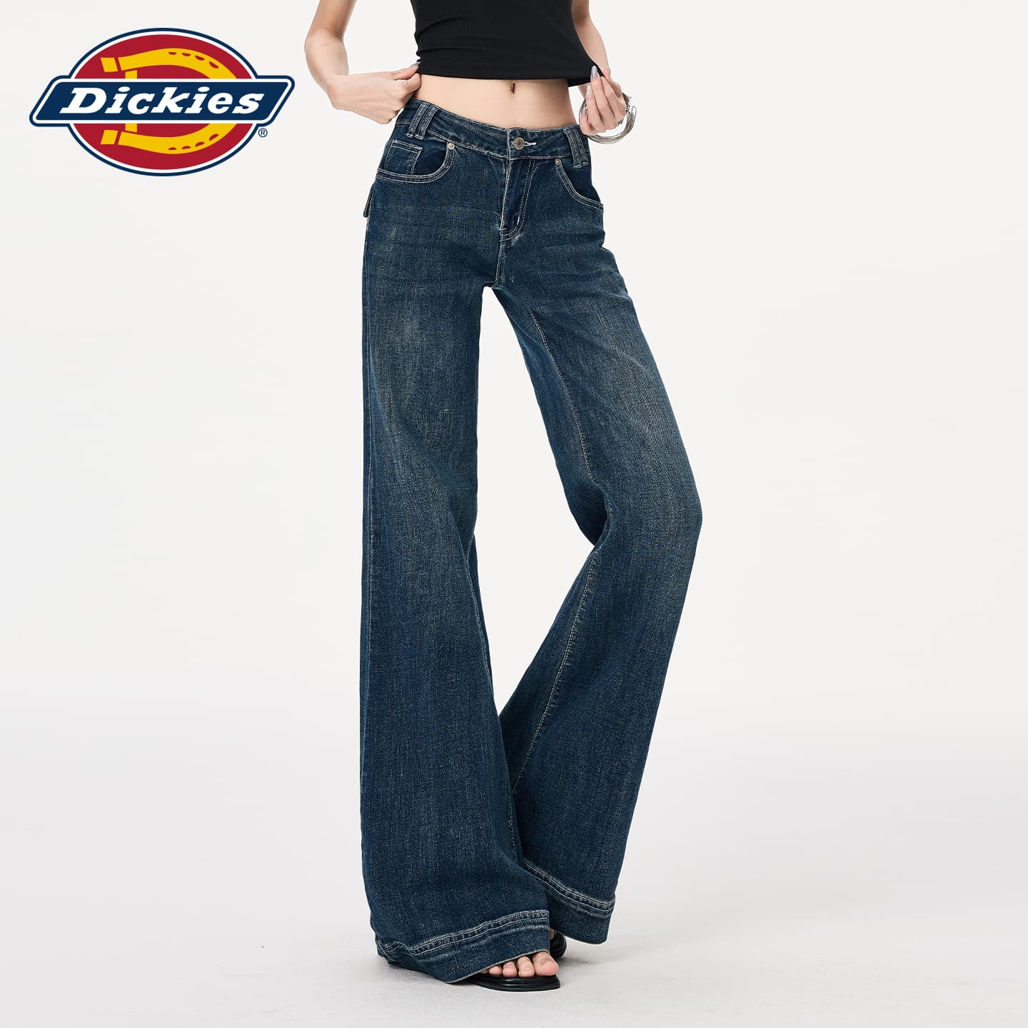 Джинсы Dickies Синие Брюки Женские Джинсы - изображение 6