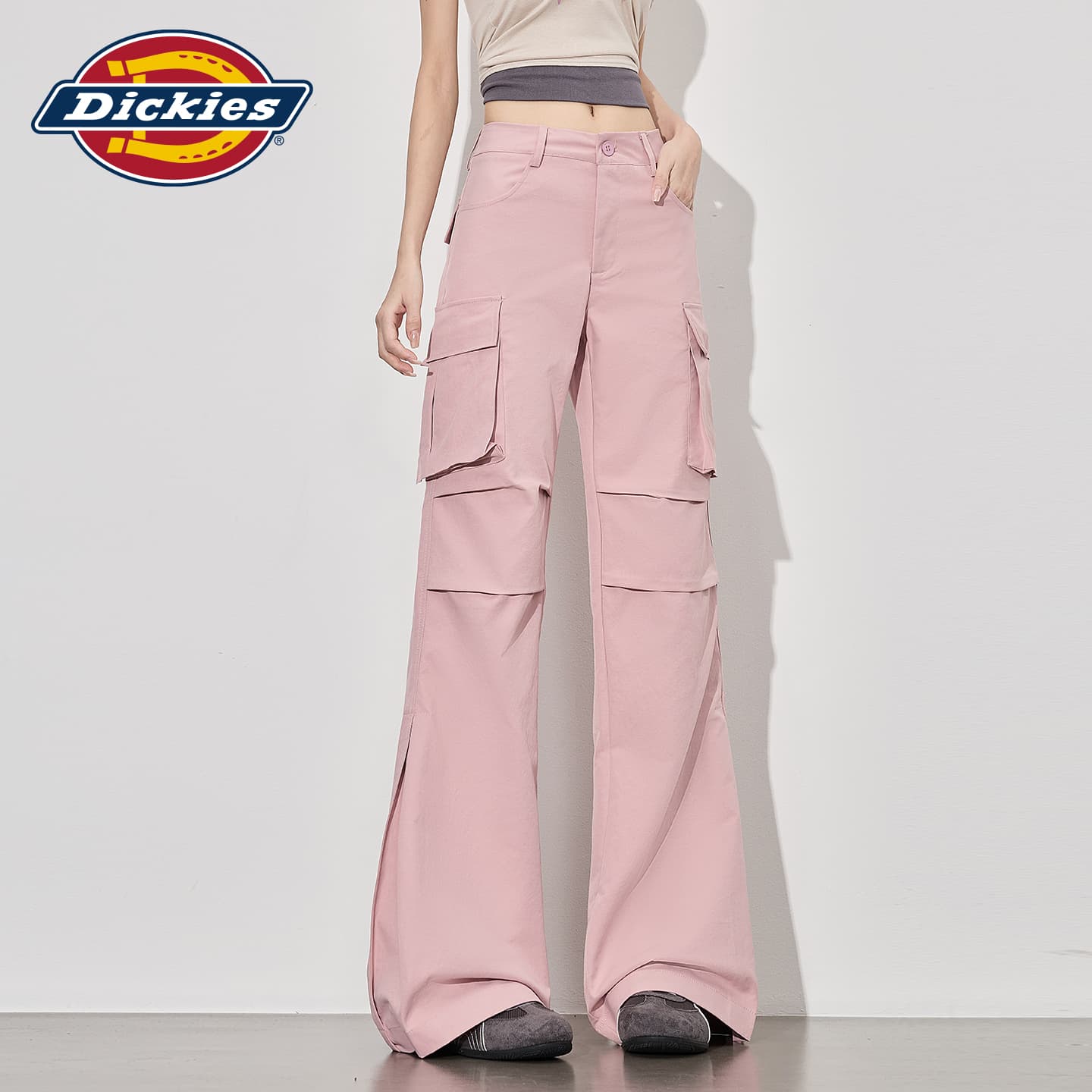 Dickies Розовые Брюки Женские Карго Брюки - изображение 5